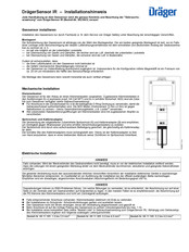 Dräger DrägerSensor IR Installationshinweis