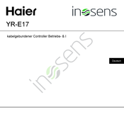 Haier YR-E17 Bedienungsanleitung