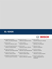 Bosch EL-52425 Originalbetriebsanleitung