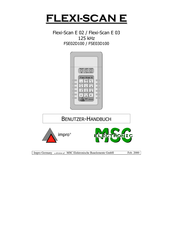 MSC Flexi-Scan E 03 Benutzerhandbuch
