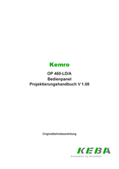 Keba Kemro OP 460-LD/A Projektierungshandbuch