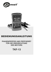 Sonel TKF-13 Bedienungsanleitung