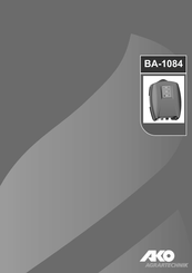 AKO BA-1084 Bedienungsanweisung