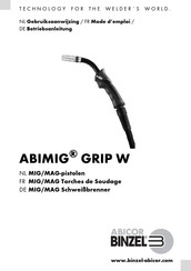 Abicor Binzel ABIMIG GRIP W serie Betriebsanleitung