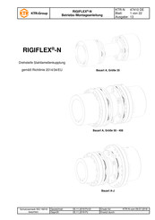 KTR-Group RIGIFLEX-N Betriebs-/Montageanleitung