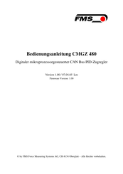 FMS CMGZ 480 Bedienungsanleitung