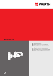 Würth 1952 003 625 Originalbetriebsanleitung