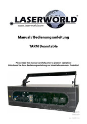 Laserworld TARM Beamtable Bedienungsanleitung