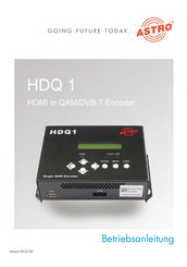 ASTRO HDQ 1 Betriebsanleitung