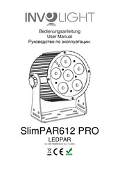 involight SlimPAR612 PRO Bedienungsanleitung