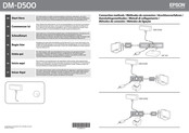 Epson DM-D500 Schnellstart