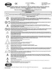 SIOUX SWGA1AX Bedienungsanleitung Und Teileliste