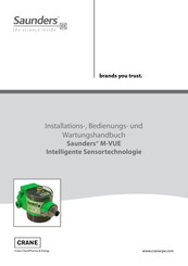 Crane Saunders M-VUE Installations-, Bedienungs- Und Wartungshandbuch