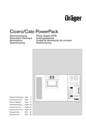 Dräger Cicero PowerPack Gebrauchsanweisung