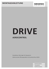 Siegenia DRIVE AEROCONTROL Montageanleitung