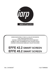 IARP EFFE 45.2 SMART SCREEN Gebrauchs- Und Bedienungs Anleitungen
