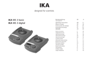 IKA MS 3 digital Betriebsanleitung