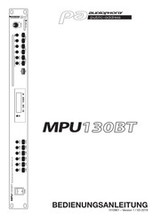 audiophony MPU 130BT Bedienungsanleitung