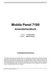 B&R Industrial Automation GmbH Mobile Panel 7100 Anwenderhandbuch