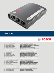 Bosch BEA 030 Originalbetriebsanleitung