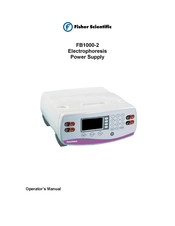 Fisher Scientific FB1000-2 Handbuch