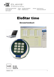 Clavis EloStar time Benutzerhandbuch