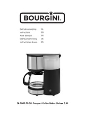 Bourgini Deluxe 0.6L Gebrauchsanleitung