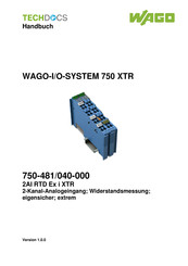 WAGO 750-481/040-000 Handbuch