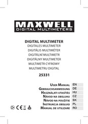 Maxwell Digital Multimeters 25331 Gebrauchsanweisung