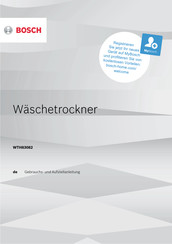 Bosch WTH83082 Gebrauchs- Und Aufstellanleitung