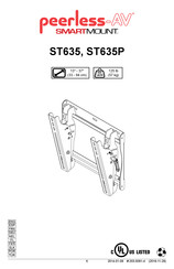 peerless-AV SmartMount ST635P Montageanleitung