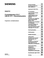 Siemens SIMATIC PCS 7 Programmier- Und Bedienhandbuch