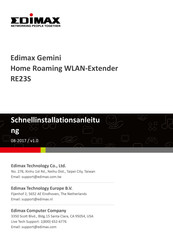 Edimax Gemini RE23S Schnellinstallationsanleitung