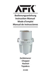 Afk ZK-800 Bedienungsanleitung