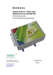 Unitek BAMOCAR-PG-D3 400/400 Handbuch