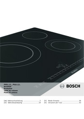 Bosch PIE6..L2 serie Gebrauchsanleitung