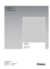 Vaillant VEN/H serie Installations- Und Wartungsanleitung