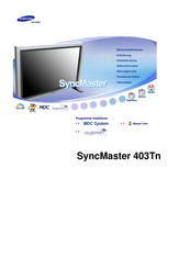 Samsung Electronics SyncMaster 403Tn Bedienungsanleitung