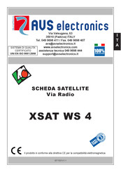 AVS Electronics XSAT WS 4 Bedienungsanleitung