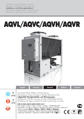 Airwell AQVR 105 Installations- Und Wartungshandbuch