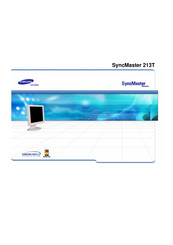 Samsung SyncMaster 213T Benutzerhandbuch