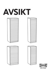 IKEA AVSIKT Bedienungsanleitung