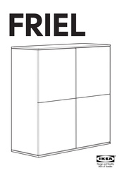 IKEA FRIEL Bedienungsanleitung