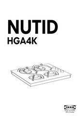 IKEA NUTID HGA4K Bedienungsanleitung
