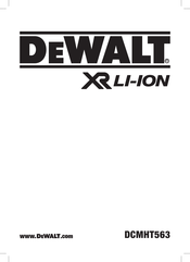 DeWalt XR LI-ION DCMHT563 Bersetzt Von Den Originalanweisungen