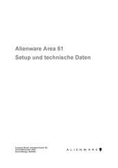Dell Alienware Area 51 Einrichtung Und Technische Daten