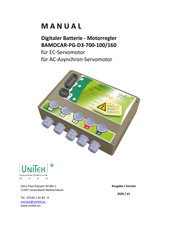 Unitek BAMOCAR-PG-D3-700-160 Handbuch