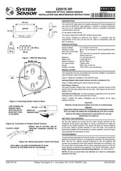 System Sensor 22051E-RF Installations- Und Wartungsanleitung