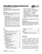 Boumatic ParlorMetrix Montage-, Betriebs- & Wartungsanleitung
