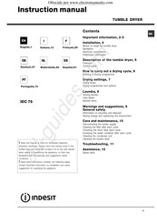 Indesit IDC 75 Bedienungsanleitungen